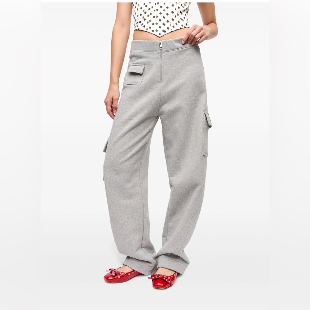 GANNI logo-patch track trousers